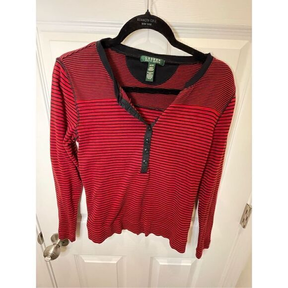 Lauren Ralph Lauren women’s bundle lot blouse long sleeve size medium - Picture 4 of 12